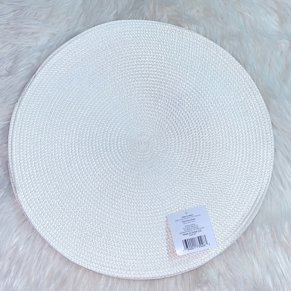 Perfect Harvest White Circle Table-Mats - Picture 2 of 2
